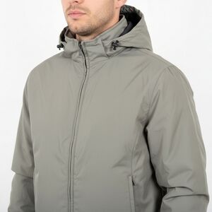 Men's Weatherproof Warm Jacket Pale Green/Gray Size L